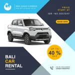 Bali car rental suzuki spresso